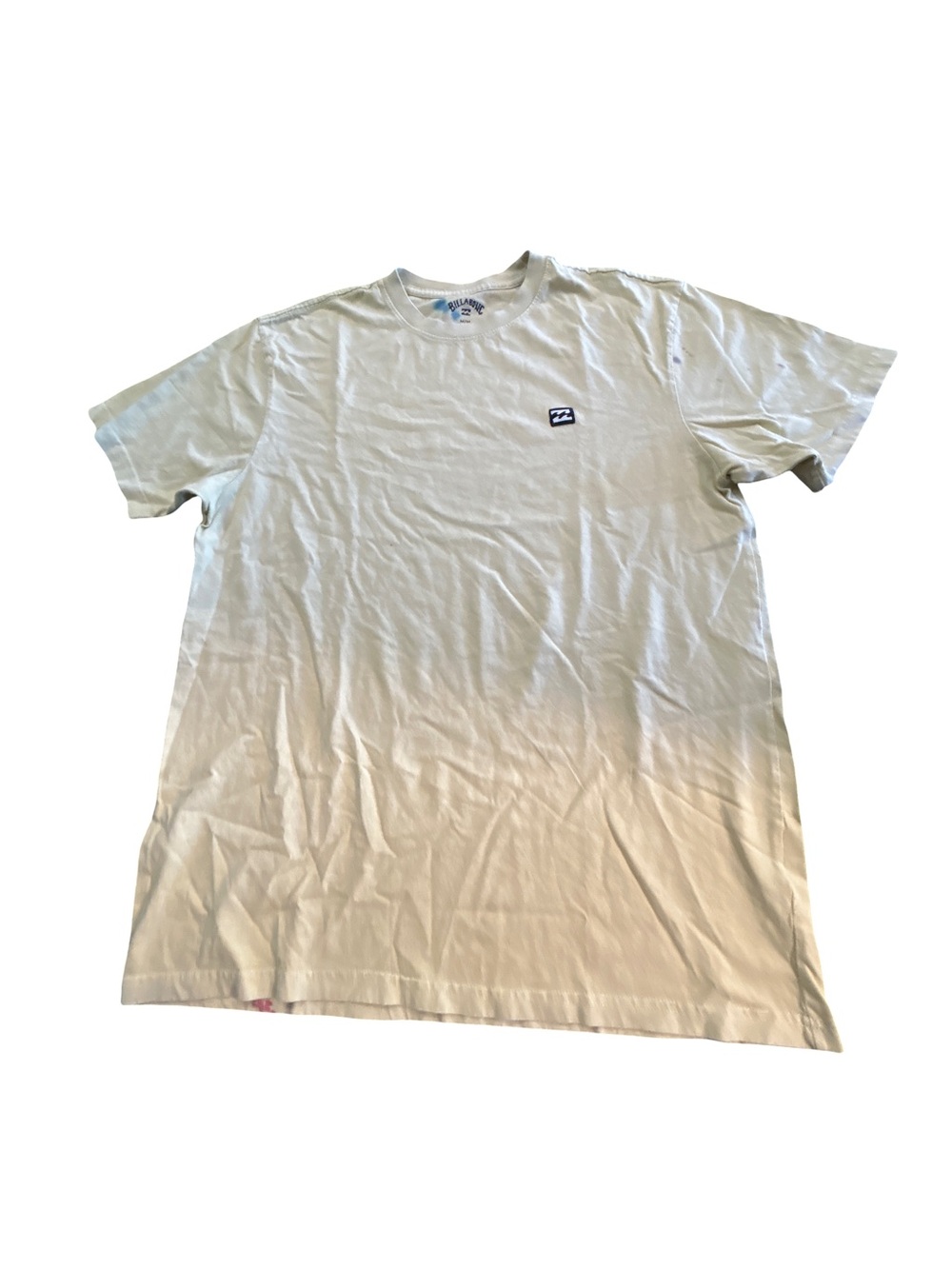 Billabong Mens Soft Yellow Short Sleeve Graphic Wave Logo Tee Medium Surfcore